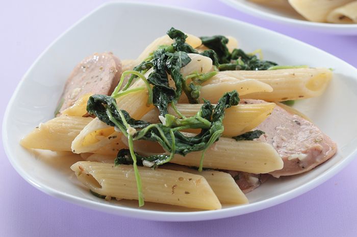 Cheesy Spinach Penne