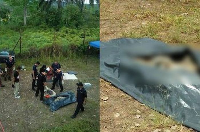 Inilah sosok mayat yang ditemukan di sumber air bersih warga masyarakat palong Negeri Sembilan.