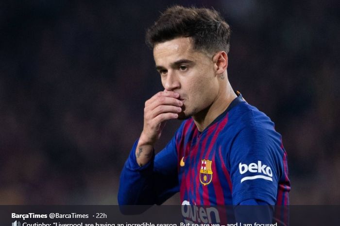 Gelandang serang Barcelona, Philippe Coutinho