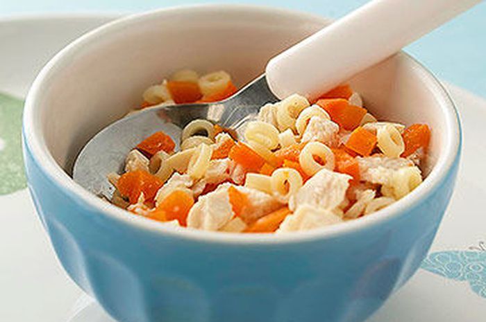 Resep dan Bahan MPASI 12 Bulan Praktis Ayam Pasta Campur Resep dan Bahan MPASI 12 Bulan Praktis Ayam Pasta Campur