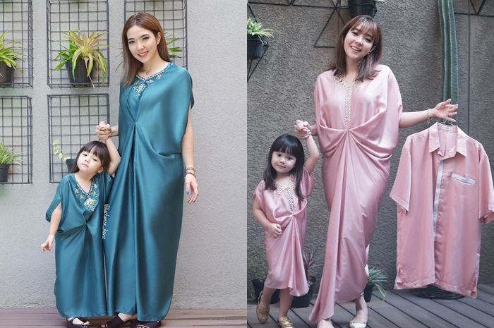 Rekomendasi Tempat Belanja Baju Lebaran Kaftan Couple Ibu 