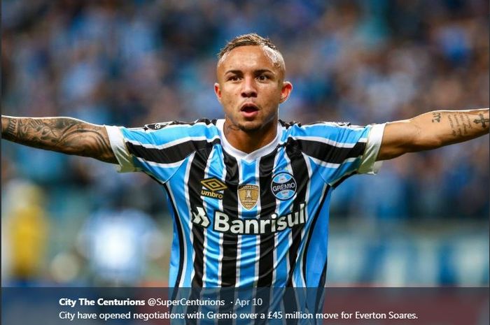 Penyerang Gremio, Everton Soares