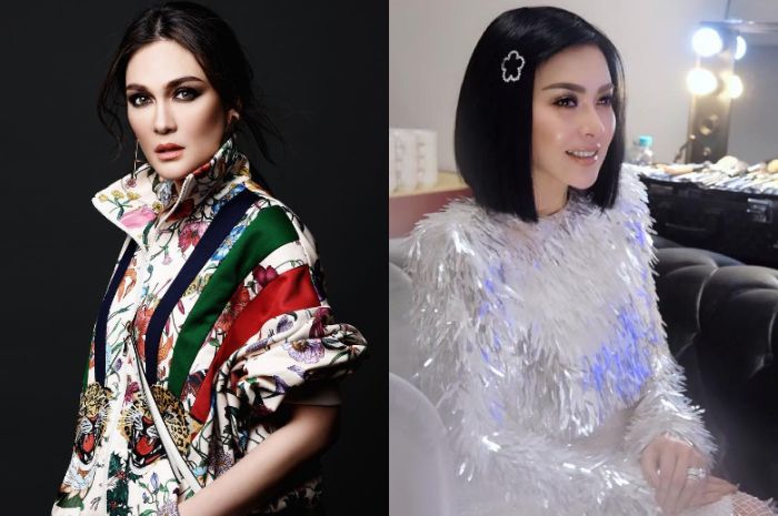 Beda Gaya Luna Maya VS Istri Reino Barack Syahrini Saat Tampil ala