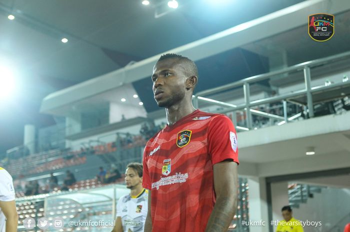Penyerang kelahiran Nigeria, Ijezie Michael Chukwubunna milik klub Malaysia, UKM FC.