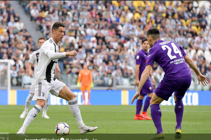 Laga Juventus vs Fiorentina, Sabtu (20/4/2019) di Allianz Stadium Turin.