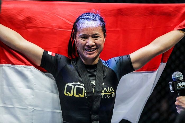 Atlet ONE Championship asal Indonesia, Priscilla Hertati Lumban Gaol.