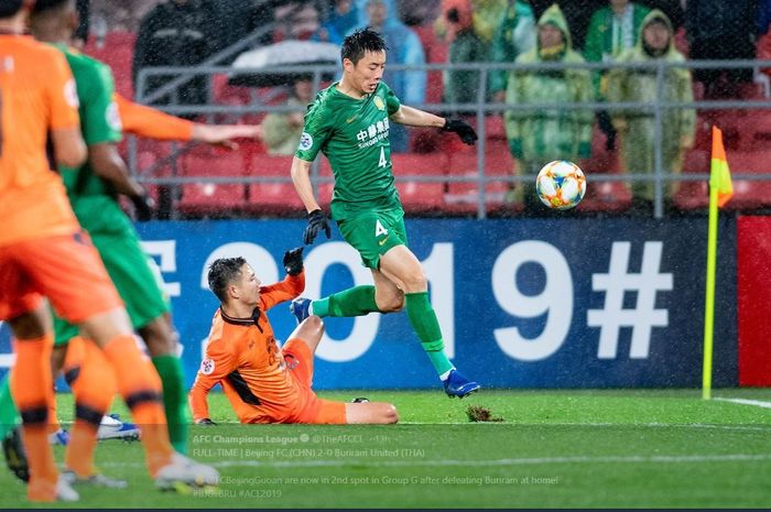 Laga Liga Champions Asia antara Beijing Guoan FC vs Buriram United, 24 April 2019.