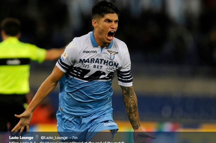 Joaquin Correa sukses menjebol gawang AC Milan yang hantarkan Lazio lolos ke Final Copp Italia