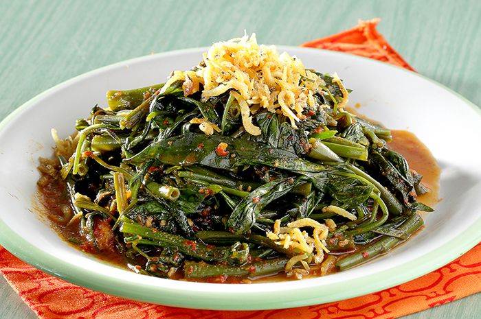  Resep  Tumis  Kangkung  Teri Goreng Enak Bikin Makan Siang 