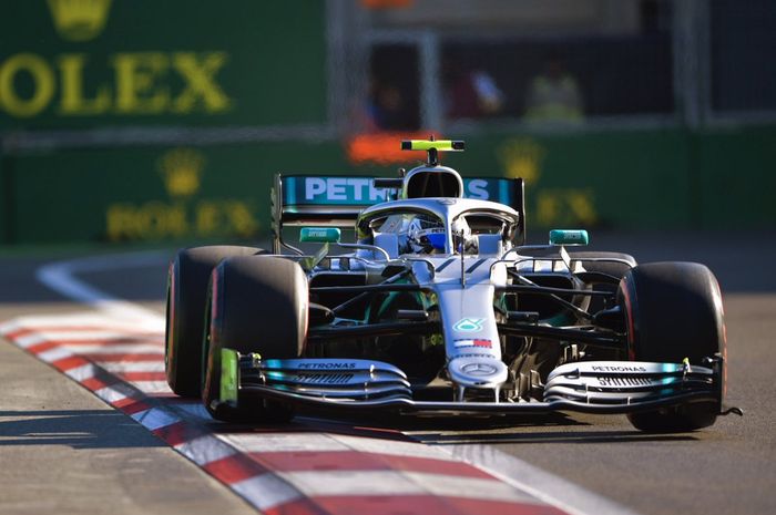 Valtteri Bottas (Mercedes) sukses mencatatkan waktu tercepat pada sesi kualifikasi F1 GP Azerbaijan 2019, Sabtu (27/4/2019).