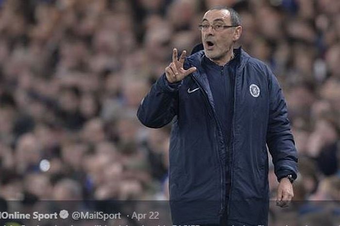 Pelatih Chelsea, Maurizio Sarri.