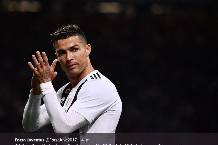 Megabintang Juventus asal Portugal, Cristiano Ronaldo.