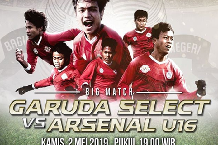 Garuda Select Vs Arsenal U-16