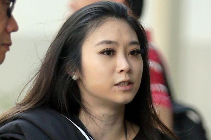 GraceQuek Xin Hui (23), salah satu pelaku penganiayaan yang mencoba membakar korban.