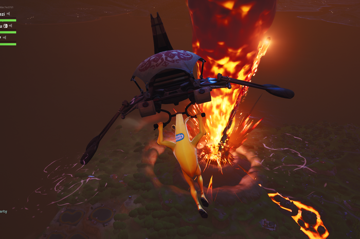 Finally, the volcano on the Fortnite map erupted