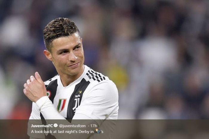 Megabintang Juventus, Cristiano Ronaldo.