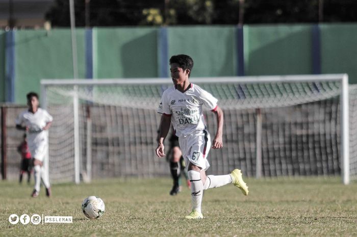 Pemain PSS Sleman U-16 Nindya Nur Lukito