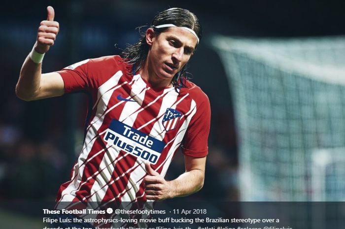 Bek kiri Atletico Madrid, Filipe Luis