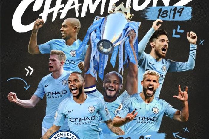 Manchester City menjadi juara Liga Inggris 2018-2019.