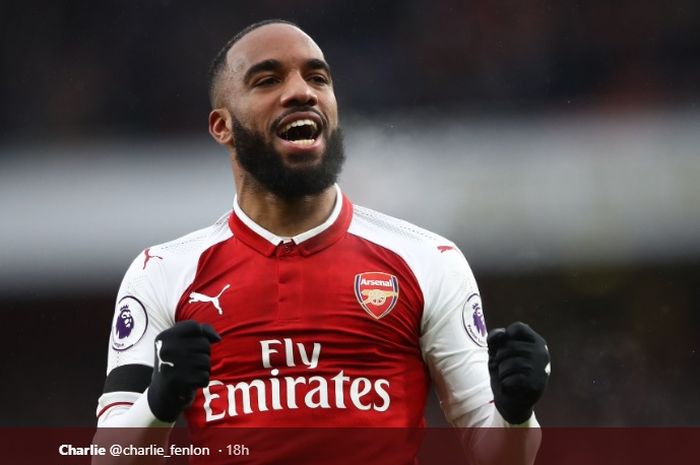 Penyerang Arsenal, Alexandre Lacazette