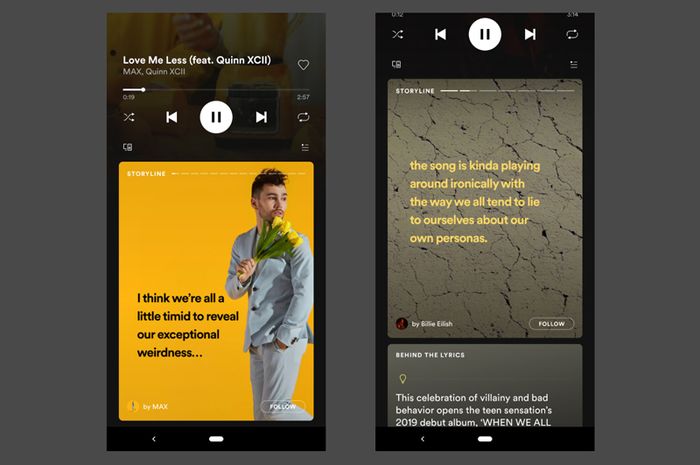 Spotify Uji Fitur Mirip Instagram Stories dengan Nama Storyline