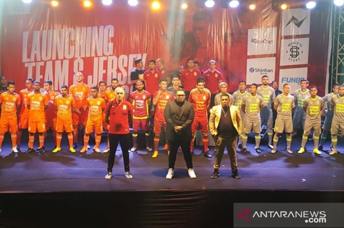 Suasana Launching Borneo FC di Stadion Segiri, Samarinda, pada 14 Mei 2019.