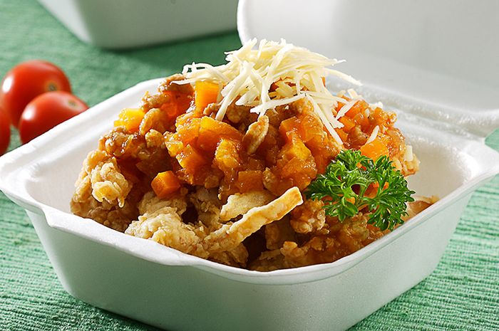 Jamur Kriuk Saus Merah