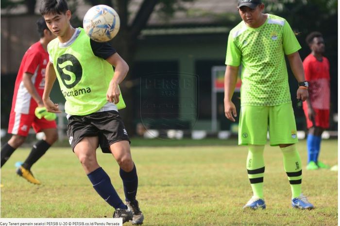 Gary Tannert, Pemain 18 tahun yang melakukan seleksi di Persib Bandung