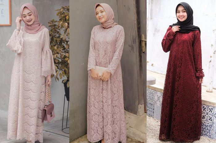 10+ Ide Model Baju Kondangan Dress Brokat Hijab - Flatpop ...