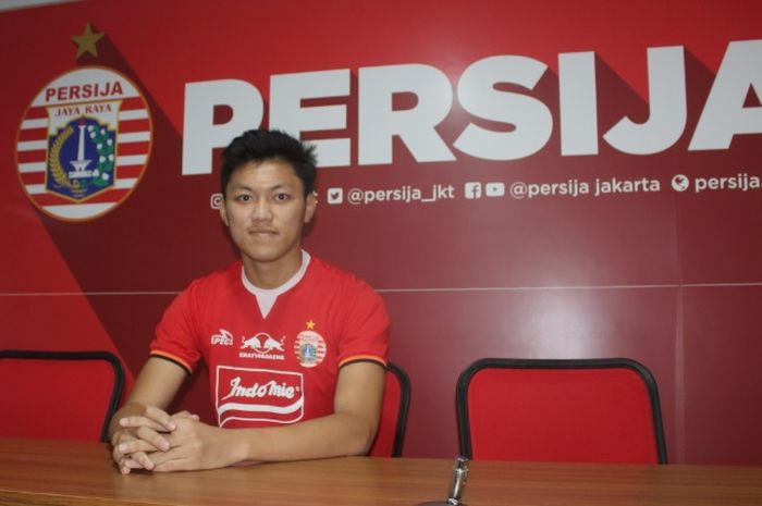 Gelandang anyar Persija Jakarta, Feby Eka Putra.