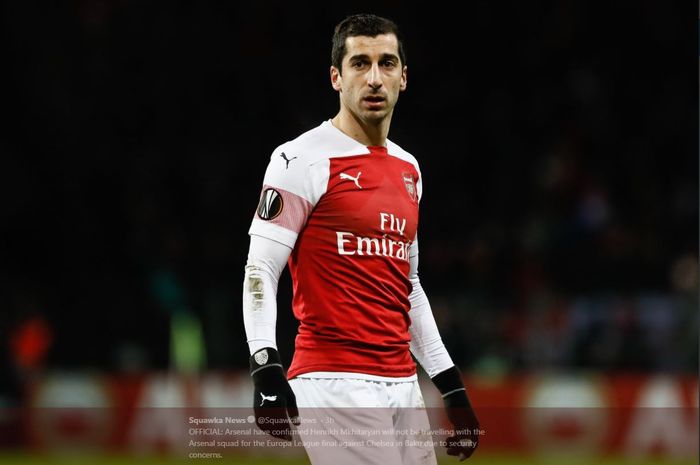 Gelandang Arsenal asal Armenia, Henrikh Mkhitaryan.