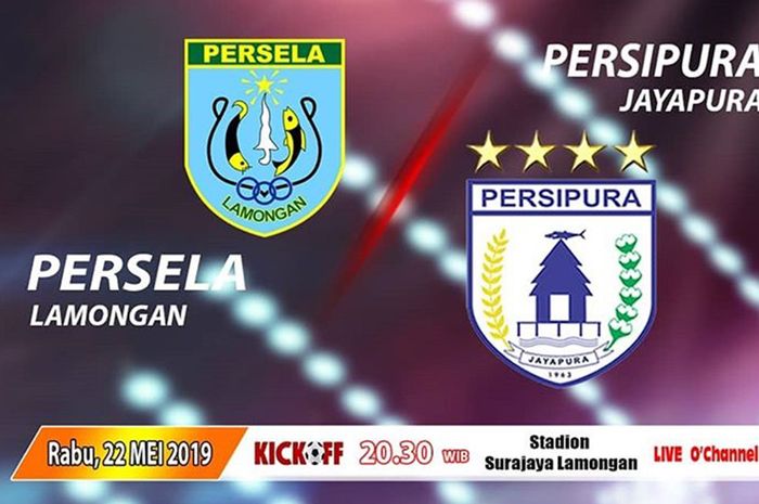 Jadwal lga Persela Lamongan Vs Persipura Jayapura