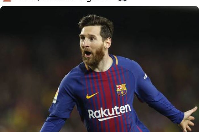 Megabintang Barcelona, Lionel Messi.