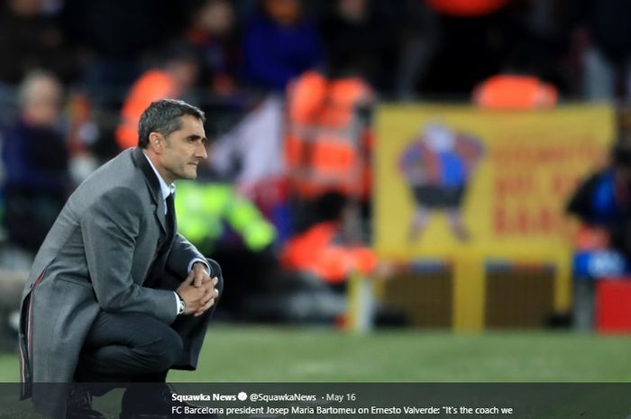 Pelatih Barcelona, Ernesto Valverde