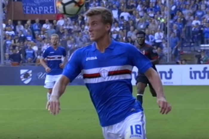 Gelandang Sampdoria, Dennis Praet.