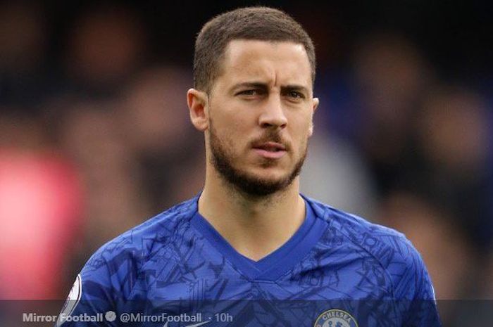 Pemain baru Real Madrid, Eden Hazard, saat masih berseragam Chelsea