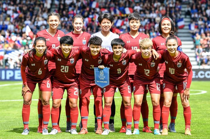 skuat timnas Thailand pada Piala Dunia Wanita 2019 di Prancis.