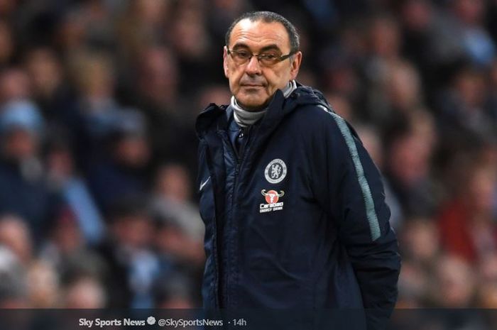 Pelatih Chelsea, Maurizio Sarri.