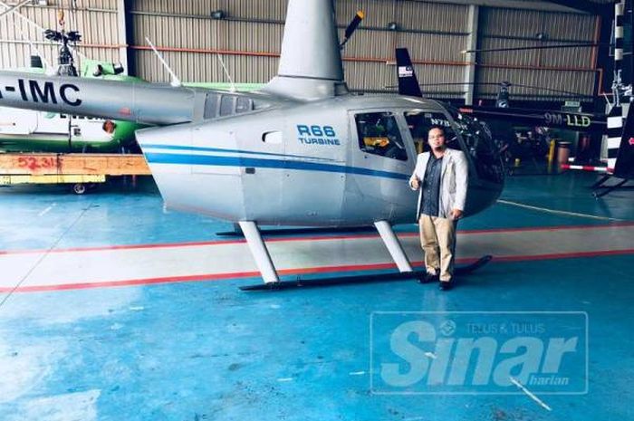 pengusaha Malaysia ini tawarkan sewa helikopter dan jet pribadi untuk mudik