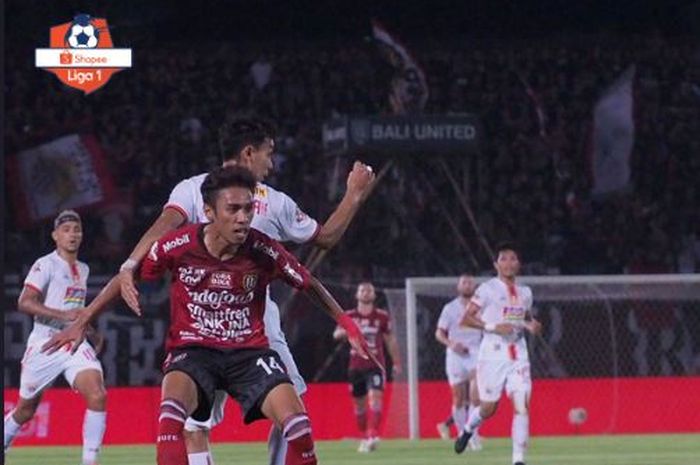 Pertandingan Bali United vs Persija pada pekan ketiga Liga 1 2019 di Stadion Kapten I Wayan Dipta, Gianyar, 31 Mei 2019.
