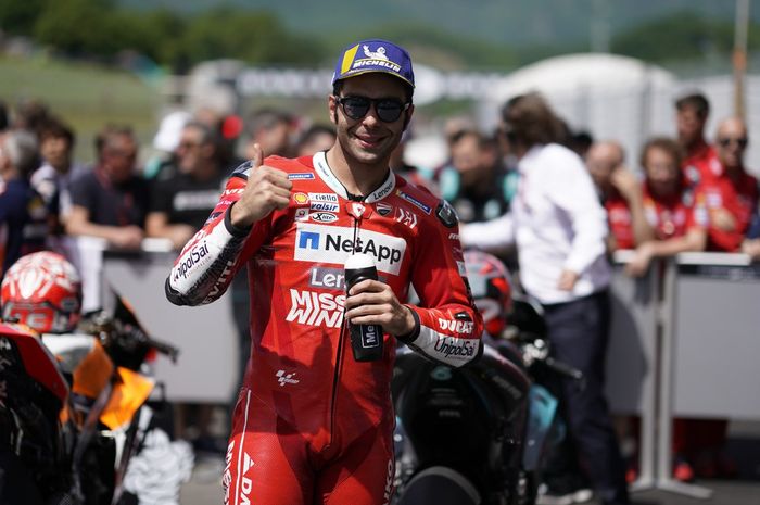 Danilo Petrucci ketika menjalani seri MotoGP Italia 2019.