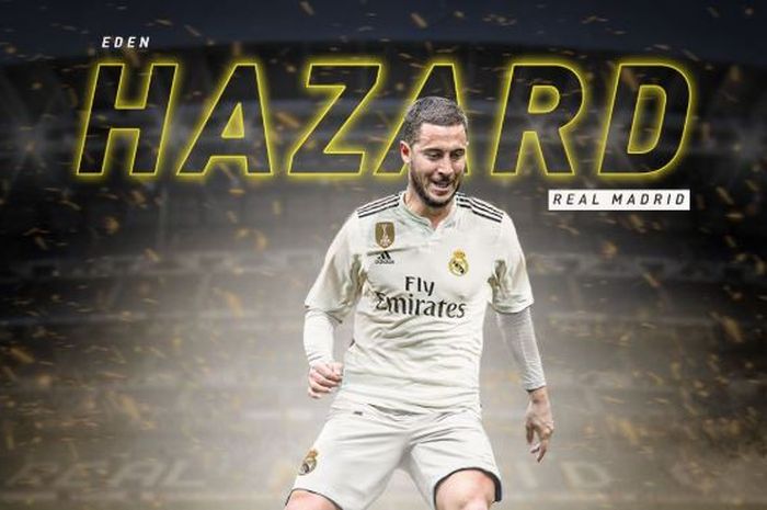 Real Madrid menyambut kedatangan Eden Hazard sebagai pemain baru melalui situs resmi klub, Jumat (7/6/2019) waktu setempat atau Sabtu dini hari WIB.