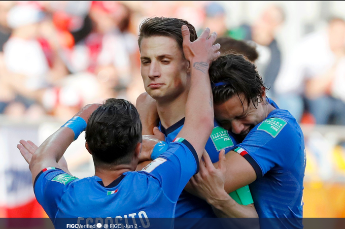 Timnas U-20 Italia akan tampil di babak semifinal Piala Dunia U-20 2019 melawan Ukraina, Selasa (11/6/2019) di Gdynia.