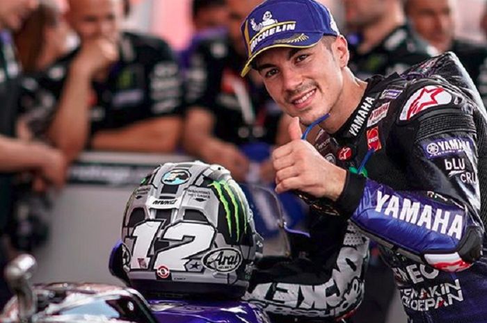 Maverick Vinales pebalap akamsi di MotoGP 2019 Sirkuit Catalunya, Spanyol (16/6/2019).