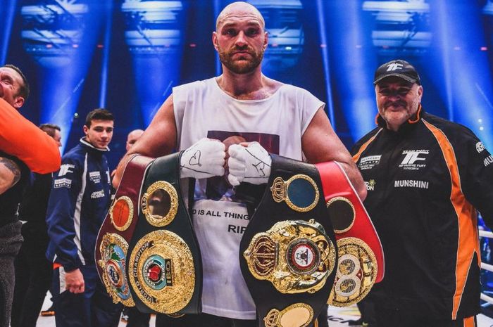 Mantan juara dunia tinju kelas berat asal Inggris, Tyson Fury