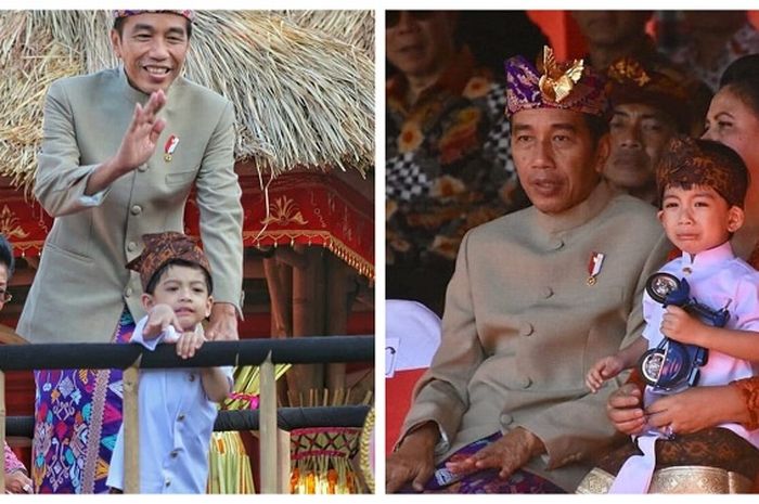 Ikut Jokowi Hadiri Pembukaan Pesta Kesenian Bali 2019, Tingkah Jan Ethes Kembali Bikin Gemas!