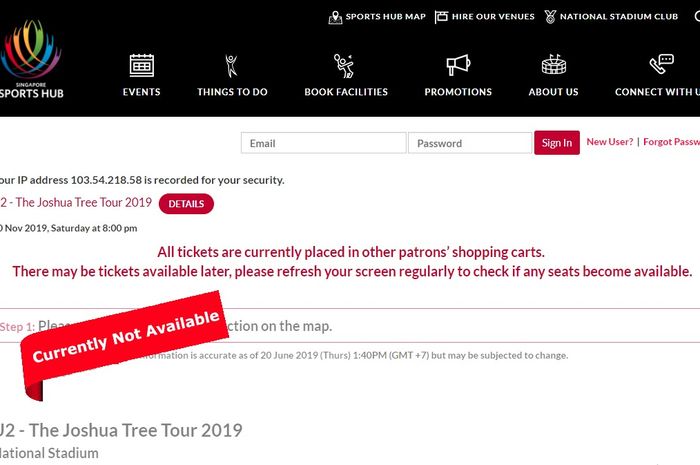 Tiket Konser Sold Out Sekejap, U2 Tambah Satu Show Lagi di Singapura - Hai