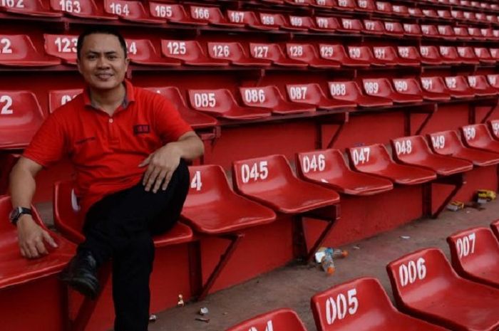 Presiden suporter PSM Makassar dari ordo The Macz Man, Ocha Alim Bachri.