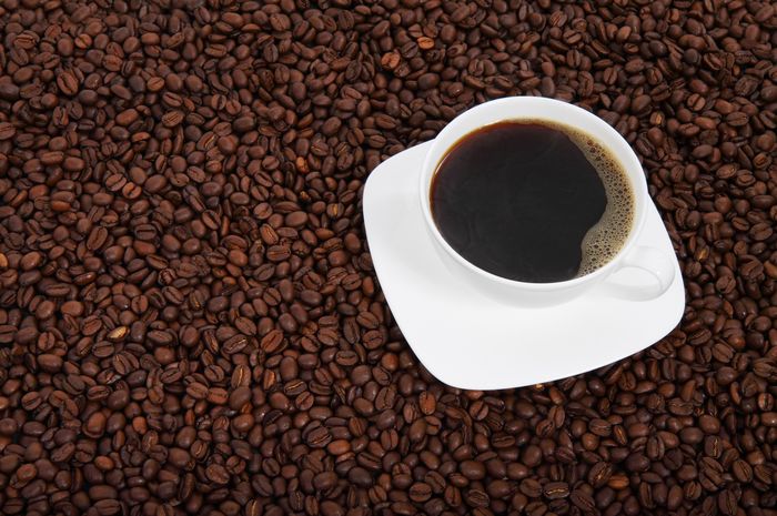 Ilustrasi kopi panas