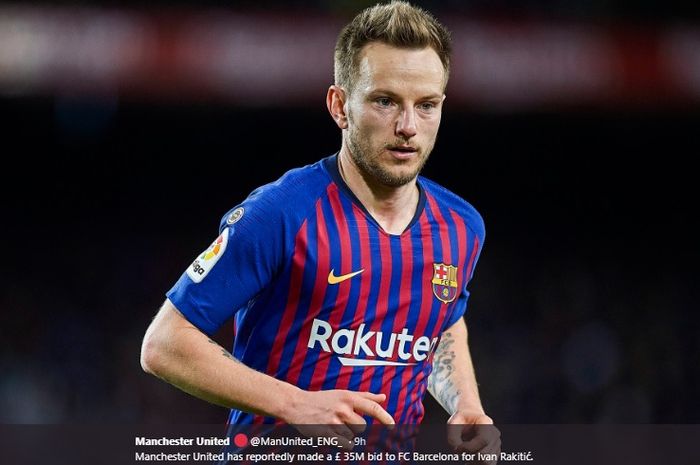 Gelandang tengah Barcelona, Ivan Rakitic.